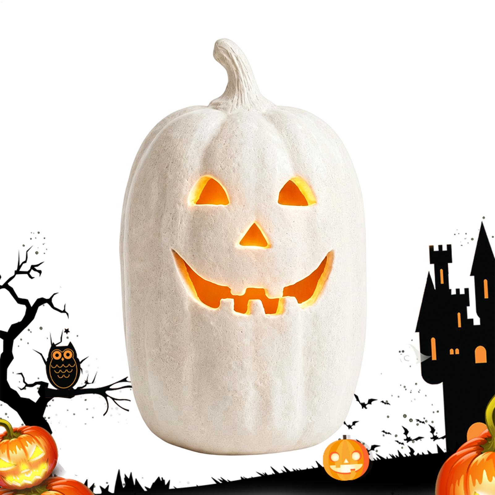 Pumpkin Lantern Halloween - Linternas de calabaza espeluznantes, centro de