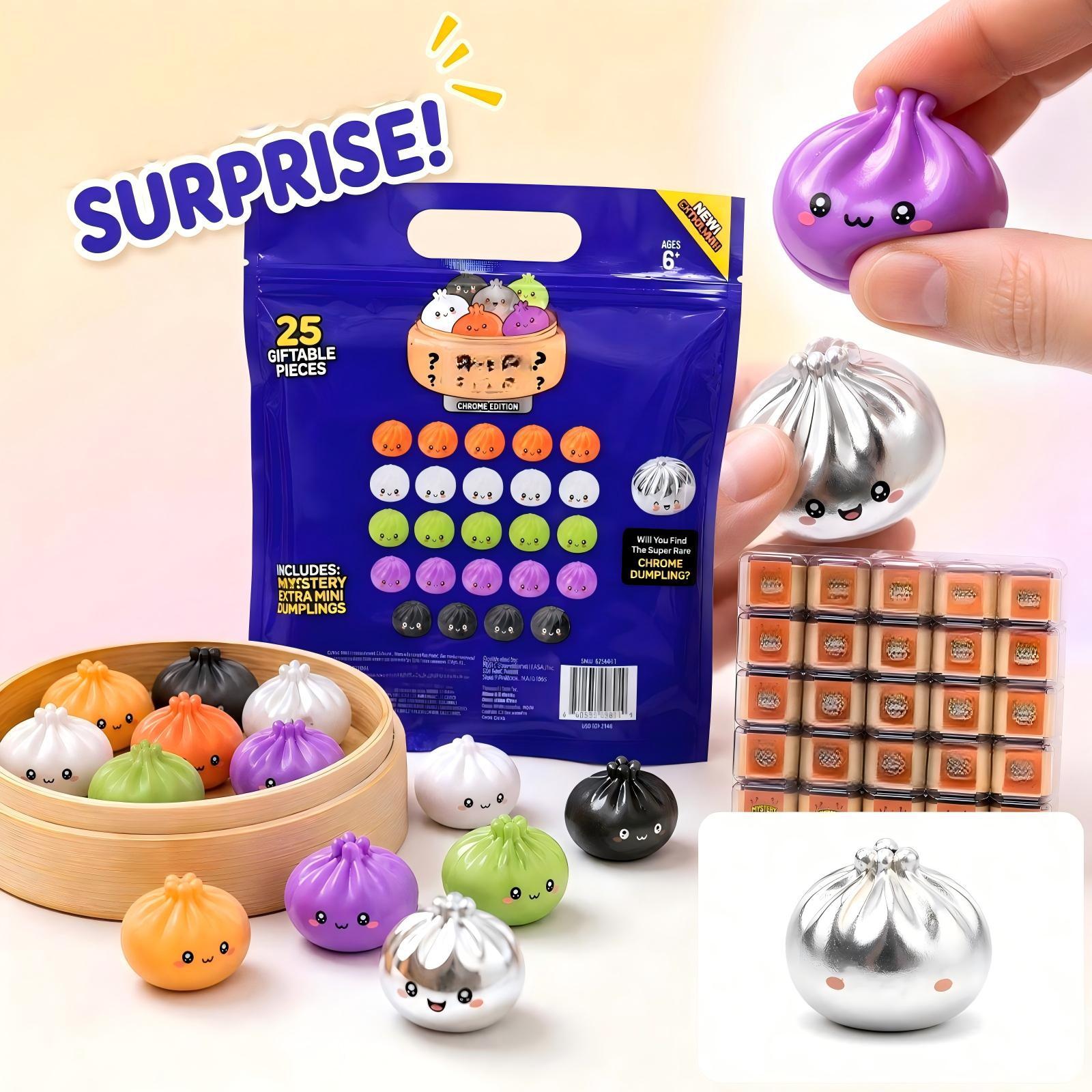 Halloween Party Supplies - Paquete de 25 Mini Dumplings Navideños