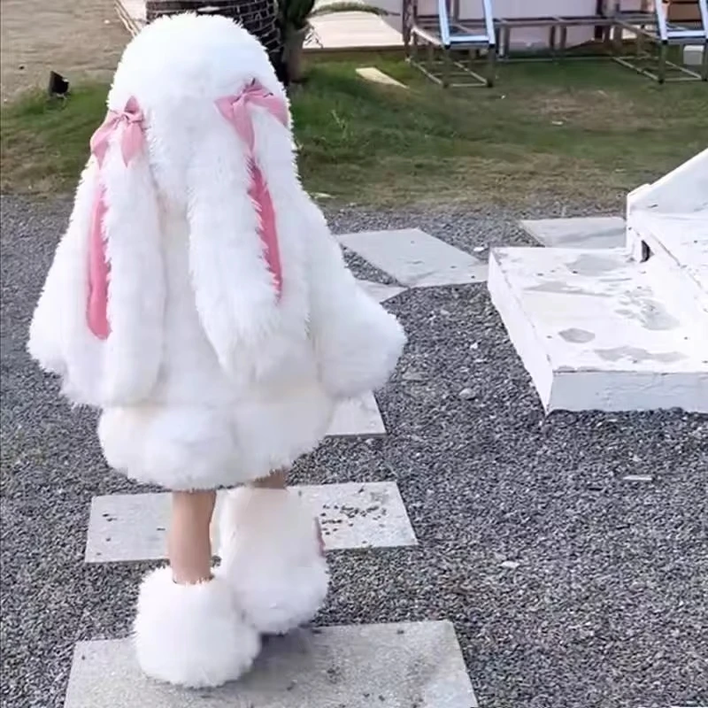 Halloween Costume Kids - Disfraz de Conejita de Peluche para