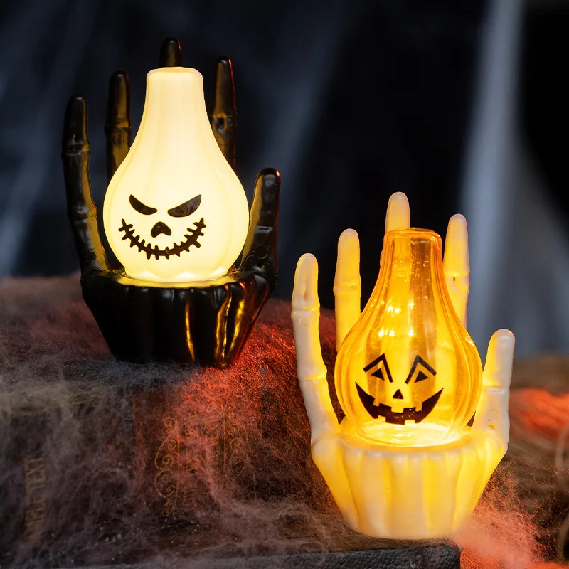 Lámpara de noche con forma de  - Halloween Pumpkin Decor Led reseña y precio