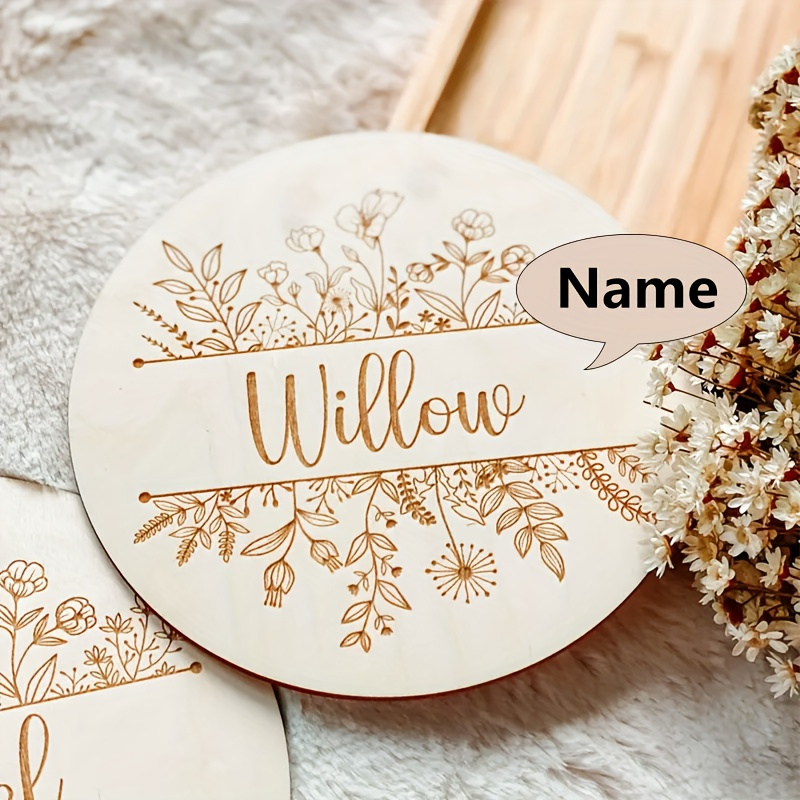 Placa con Nombre Grabado Flora - Halloween Party Supplies reseña y precio