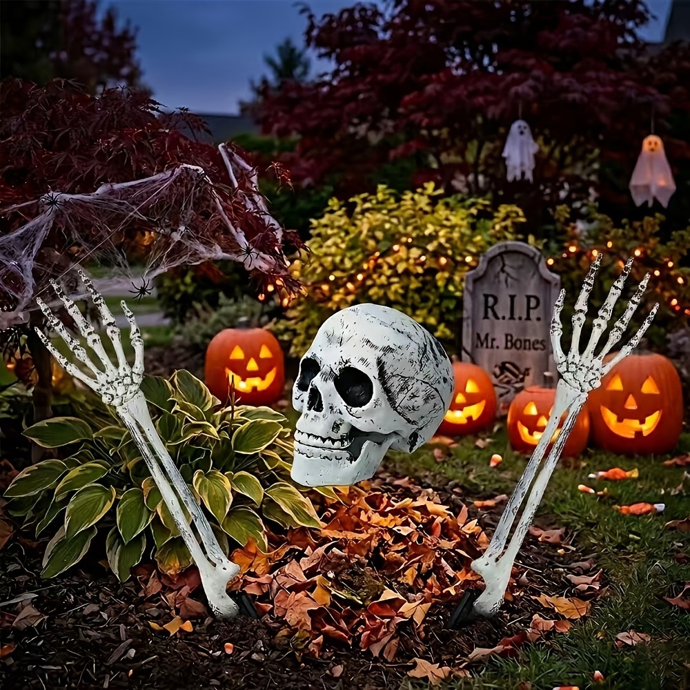 Juego de 3 piezas para decorar - Halloween Skeleton Decoration reseña y precio