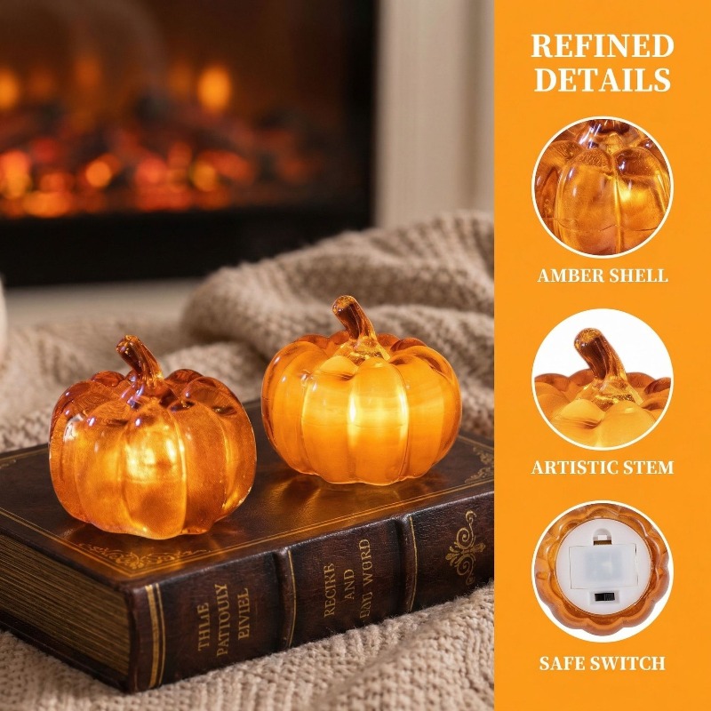 Nuevas decoraciones de Hallowe - Halloween Pumpkin Decor Led reseña y precio