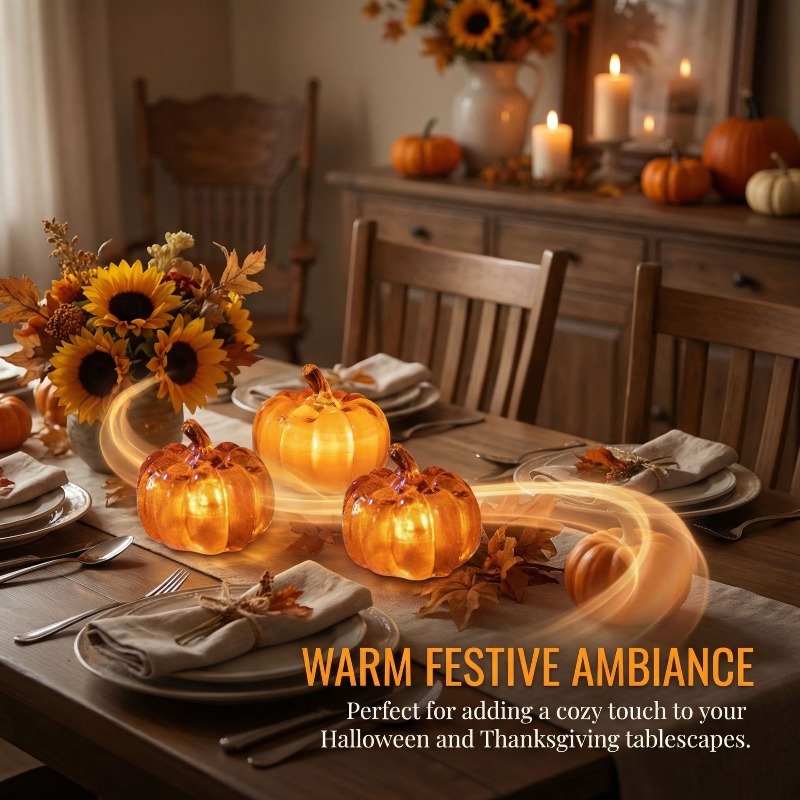Nuevas decoraciones de Hallowe - Halloween Pumpkin Decor Led reseña y precio