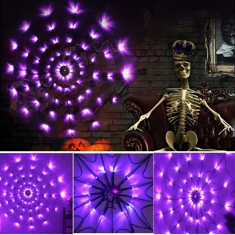 1-4PCS Guirnalda de Luces LED  - Halloween Led String Lights Orange reseña y precio