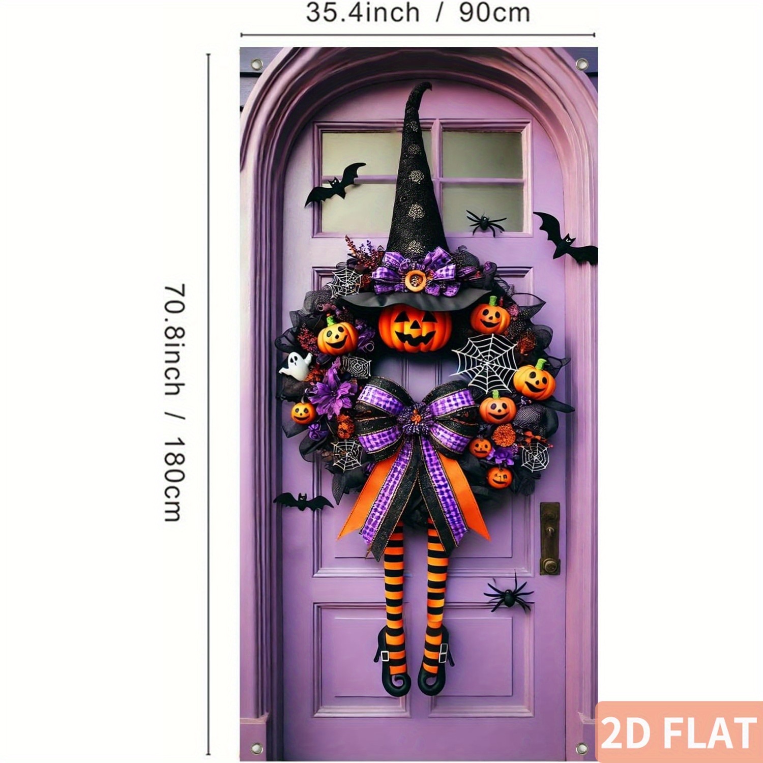 Guirnalda de brujas para Hallo - Spider Web Halloween Decoration reseña y precio