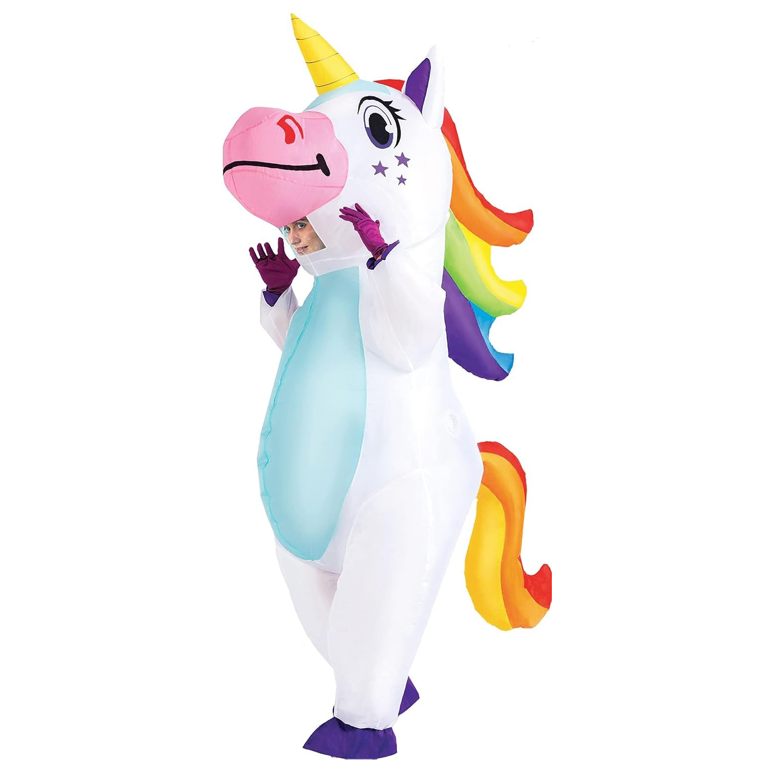 Disfraz Inflable de Unicornio  - Halloween Costume Adult reseña y precio