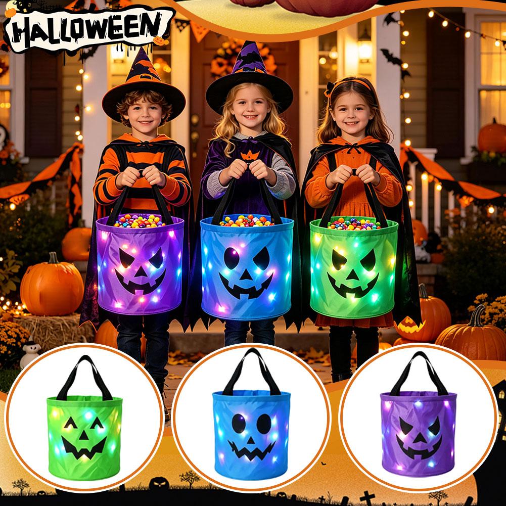 Cubos luminosos con forma de c - Halloween Pumpkin Decor Led reseña y precio
