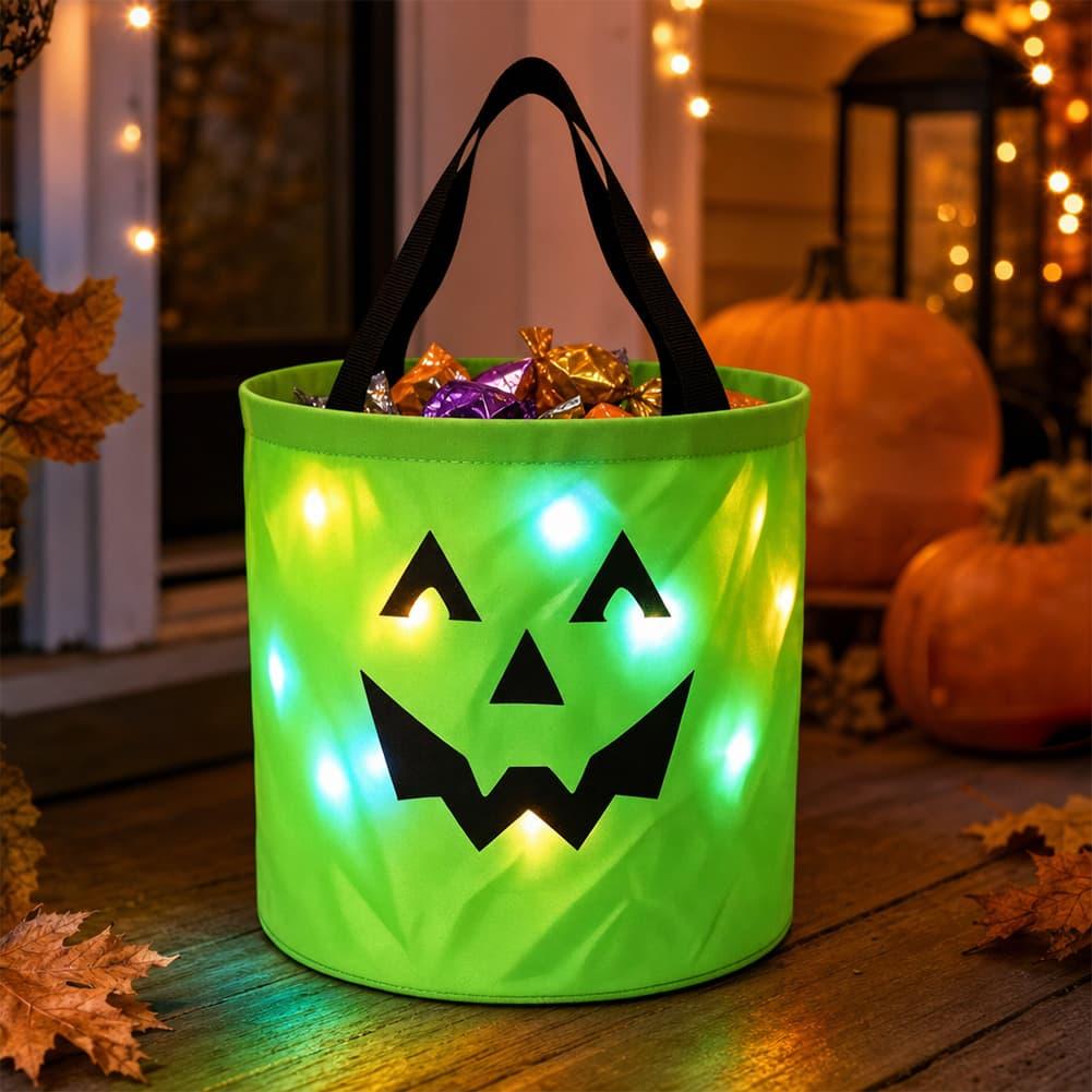 Cubos luminosos con forma de c - Halloween Pumpkin Decor Led reseña y precio