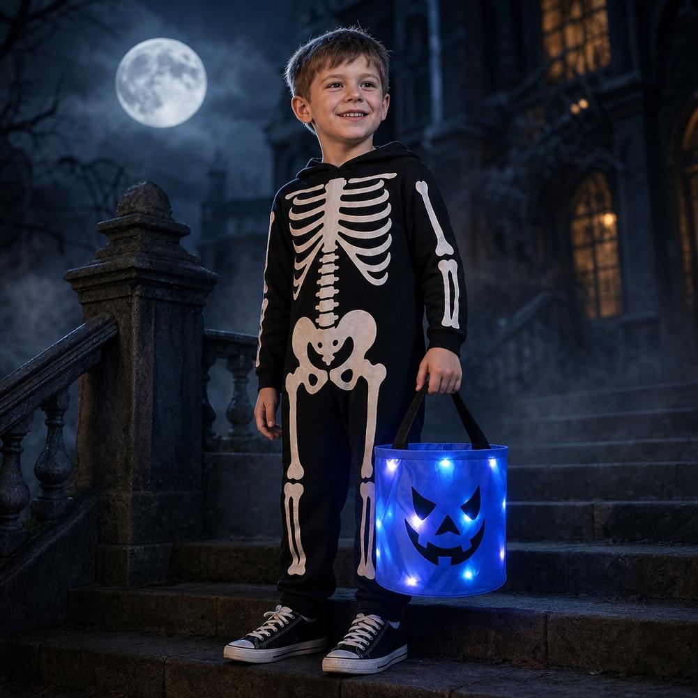 Cubos luminosos con forma de c - Halloween Pumpkin Decor Led reseña y precio