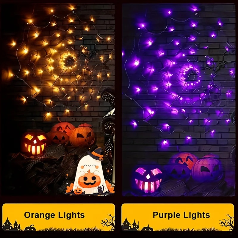 Guirnalda de luces LED con for - Halloween Led String Lights Orange reseña y precio