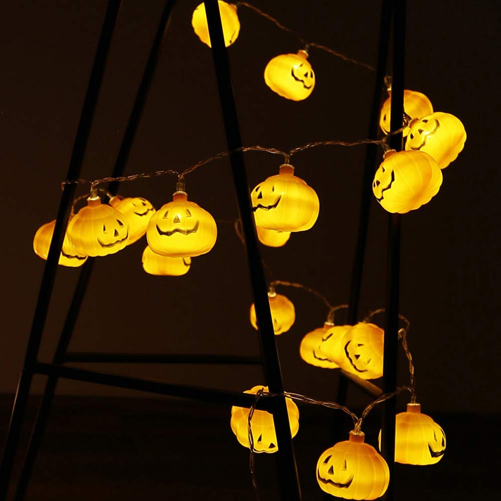 Guirnalda de luces LED de cala - Halloween Led String Lights Orange reseña y precio