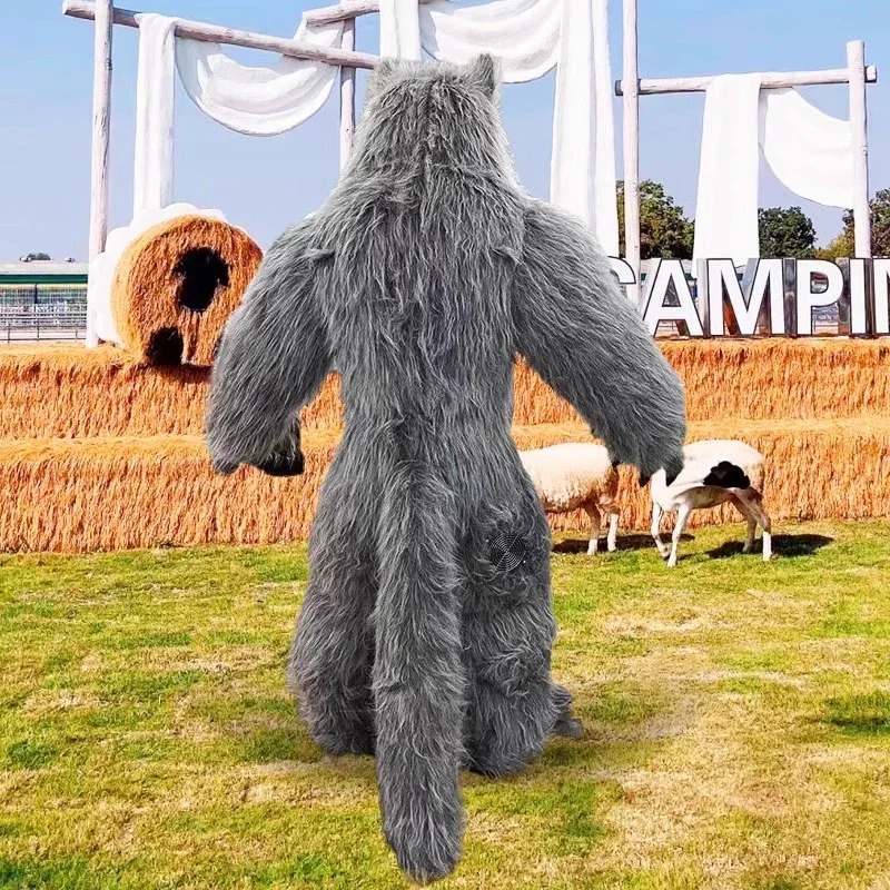 Disfraz de Mascota de Lobo Gri - Halloween Costume Adult reseña y precio