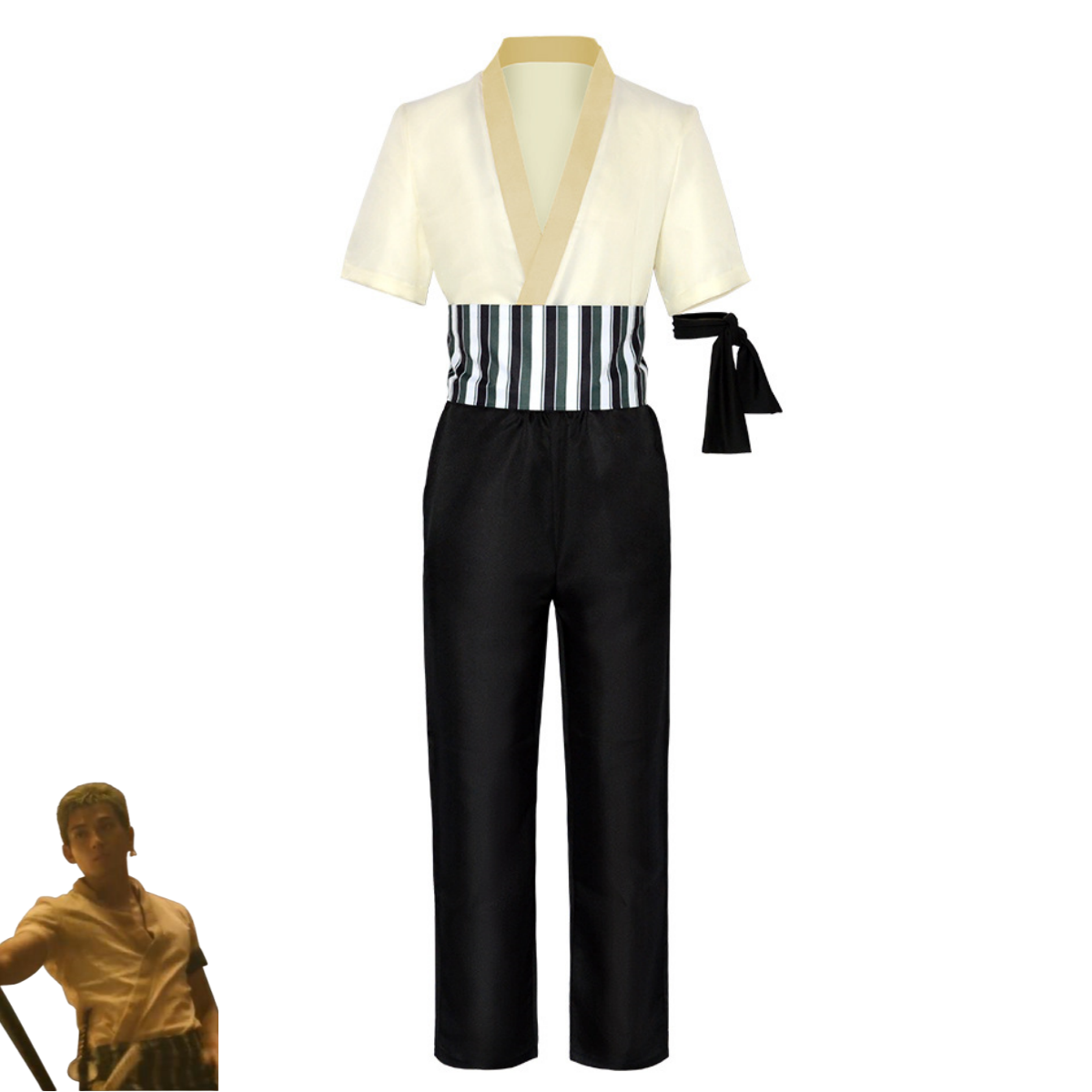 XqNew-Disfraz de Roronoa Zoro  - Halloween Costume Kids reseña y precio