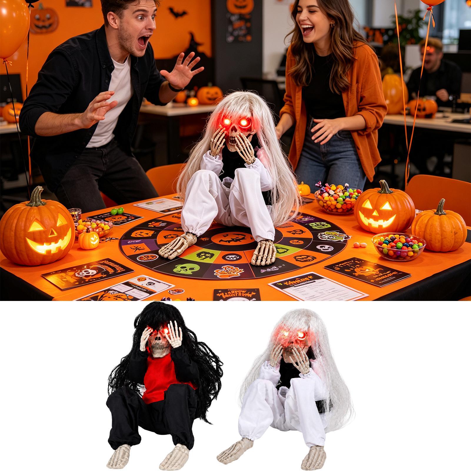 Esqueleto de Halloween con pel - Halloween Skeleton Decoration reseña y precio
