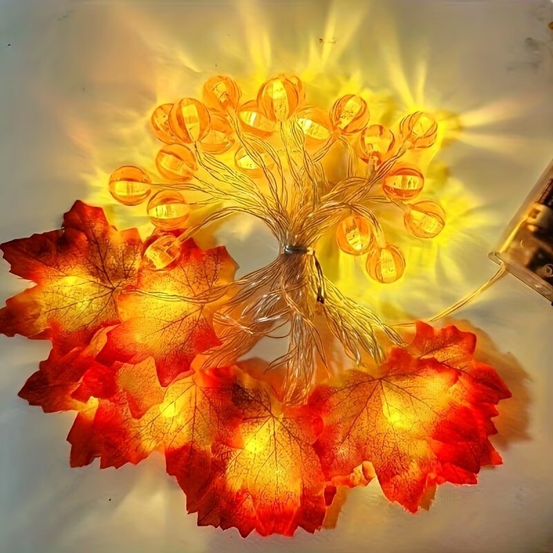 Guirnalda de Luces LED con Hoj - Halloween Led String Lights Orange reseña y precio